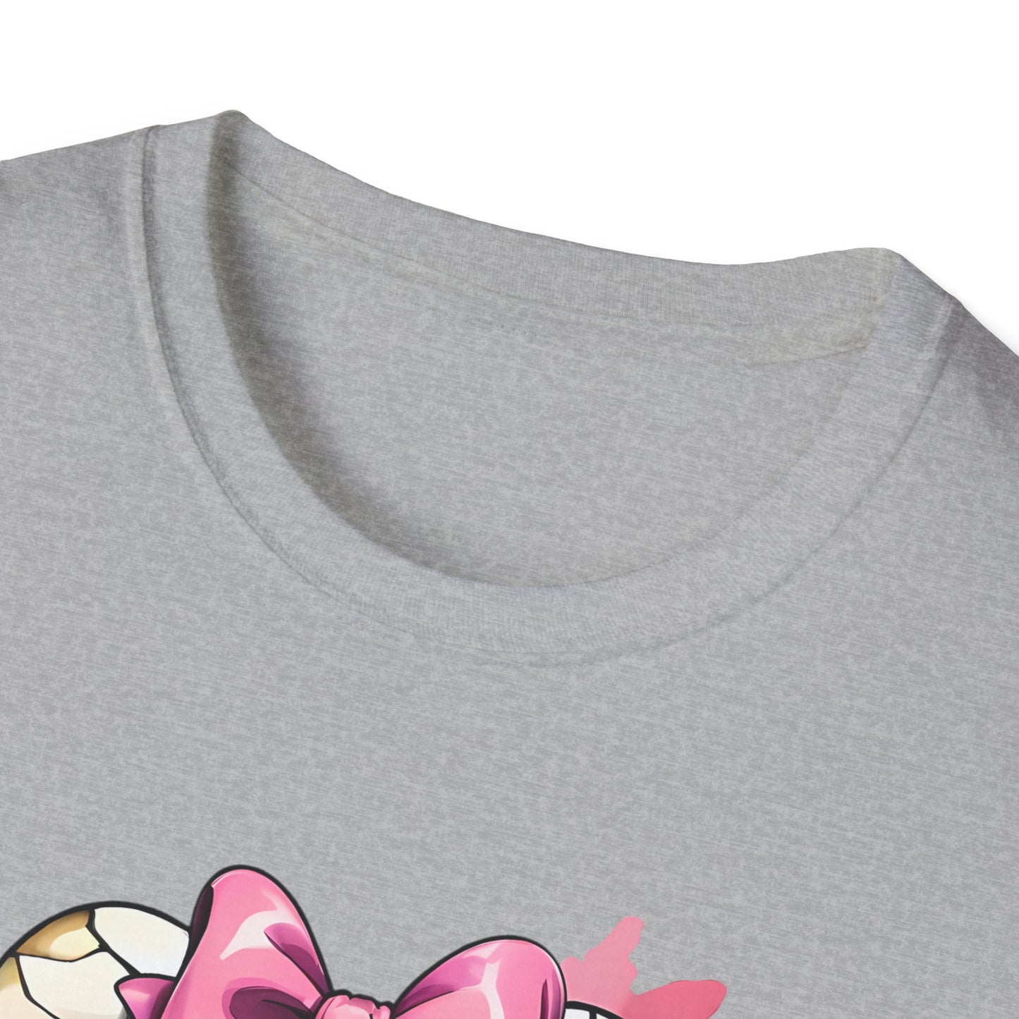Skull Girl Graphic T-Shirt — Pink Bow Punk Skull Tee