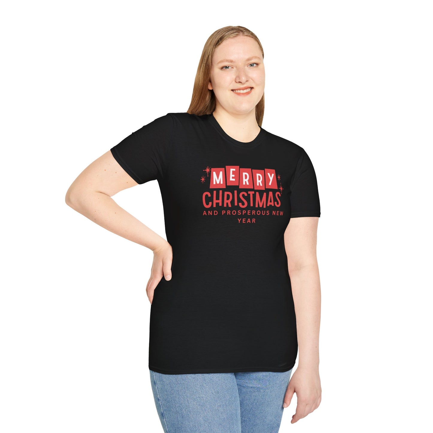 Merry Christmas & Prosperous New Year Unisex Tee