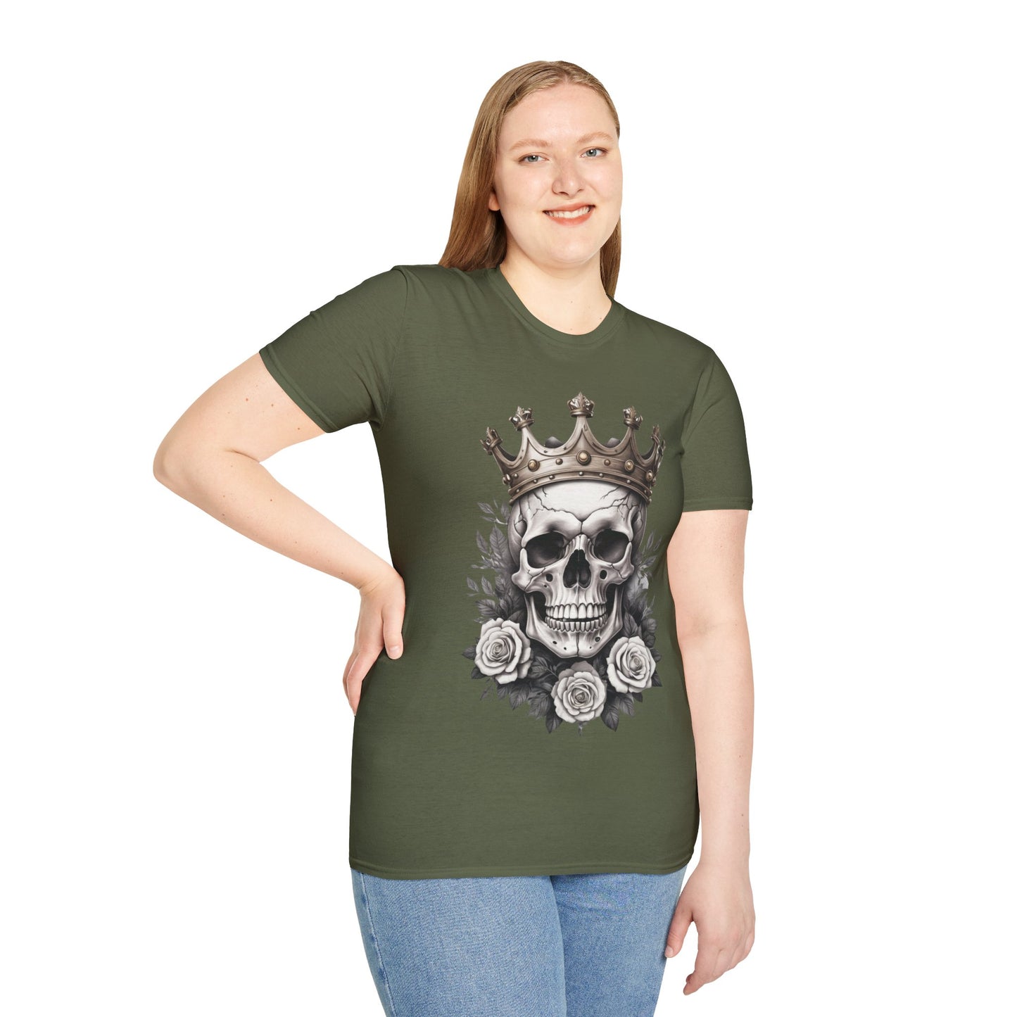 Royal Rebellion King Skull Unisex Tee