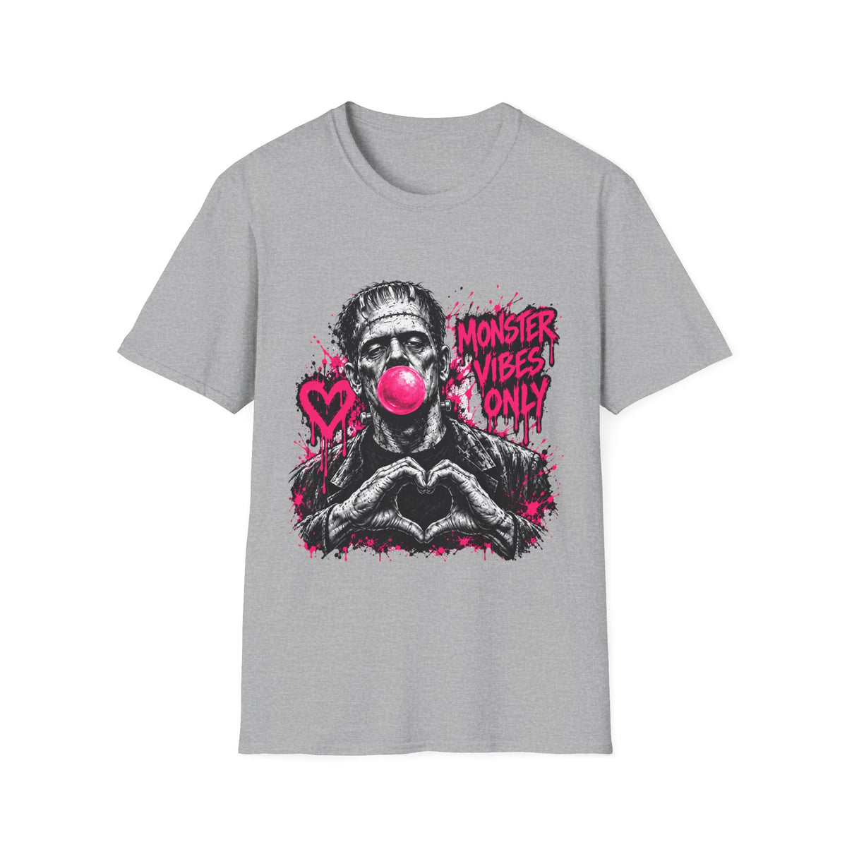 Monster Vibes Only Graphic T-Shirt