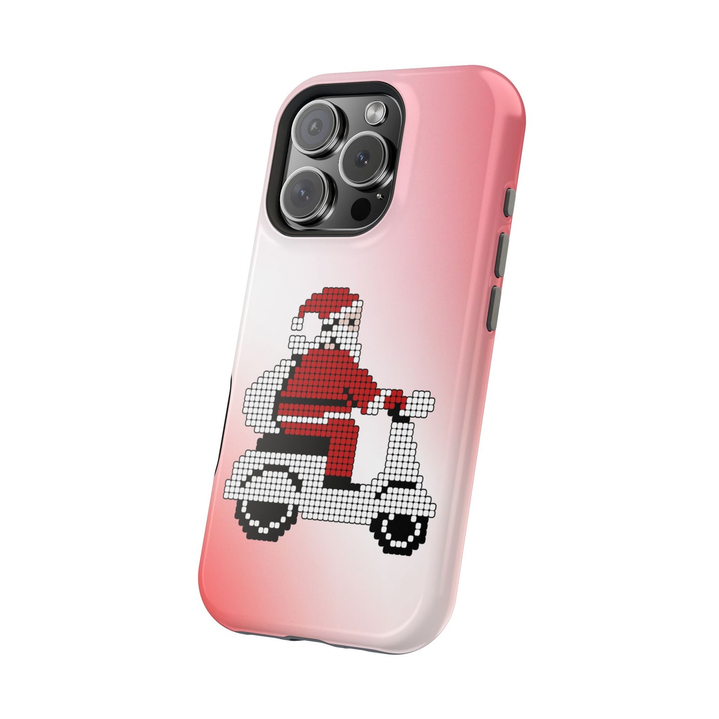 Sleighin' It: Santa's Motorcycle Journey Phone Case