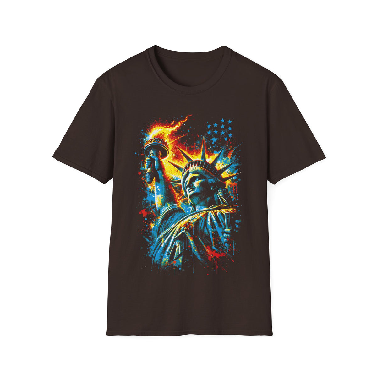 Statue of Liberty Graphic T-Shirt – Patriotic New York Travel Shirt