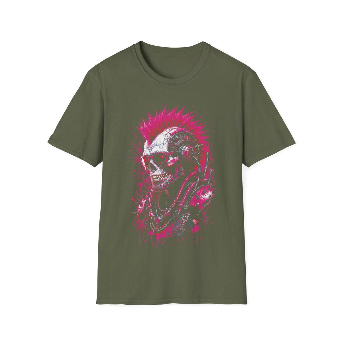Cyberpunk Skull Punk T-Shirt