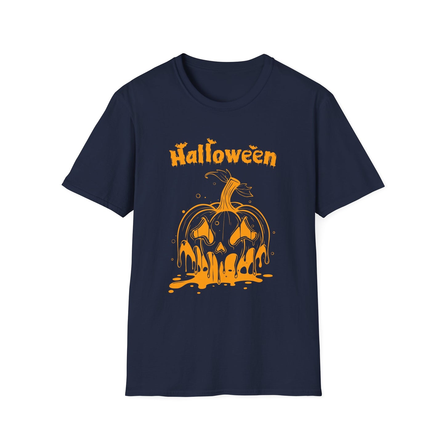 Halloween Dripping Pumpkin Unisex T-Shirt