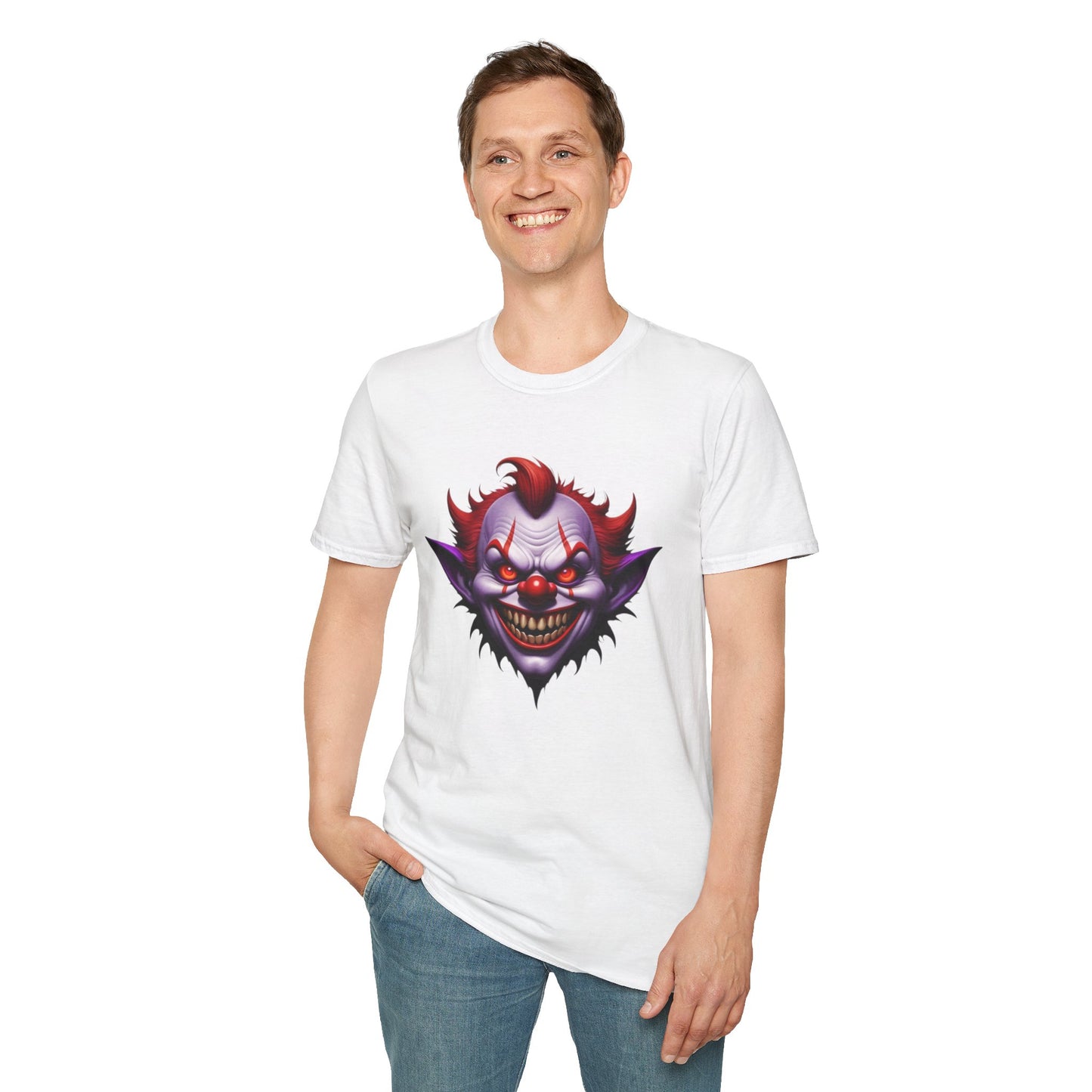 Evil Clown Graphic T-shirt