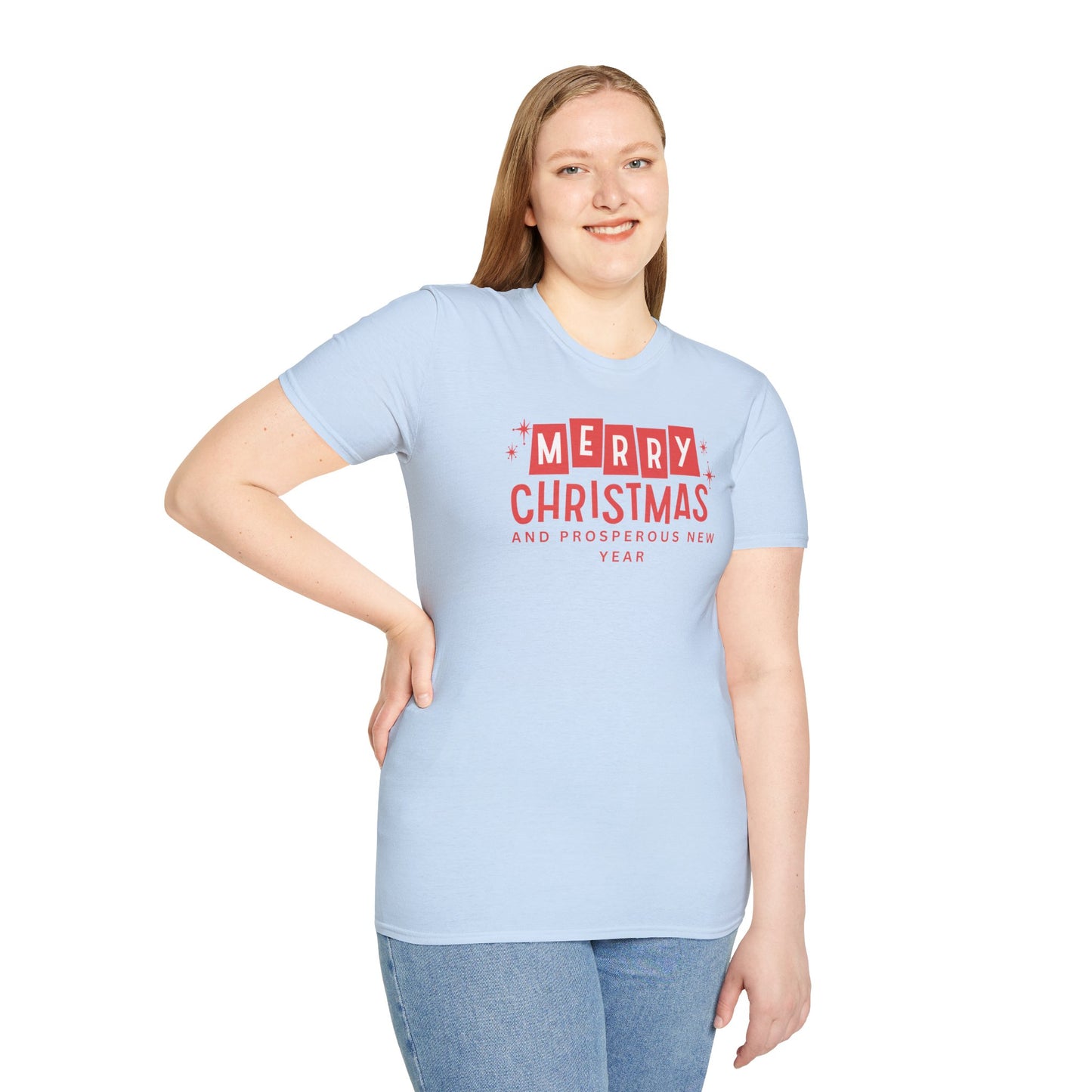 Merry Christmas & Prosperous New Year Unisex Tee