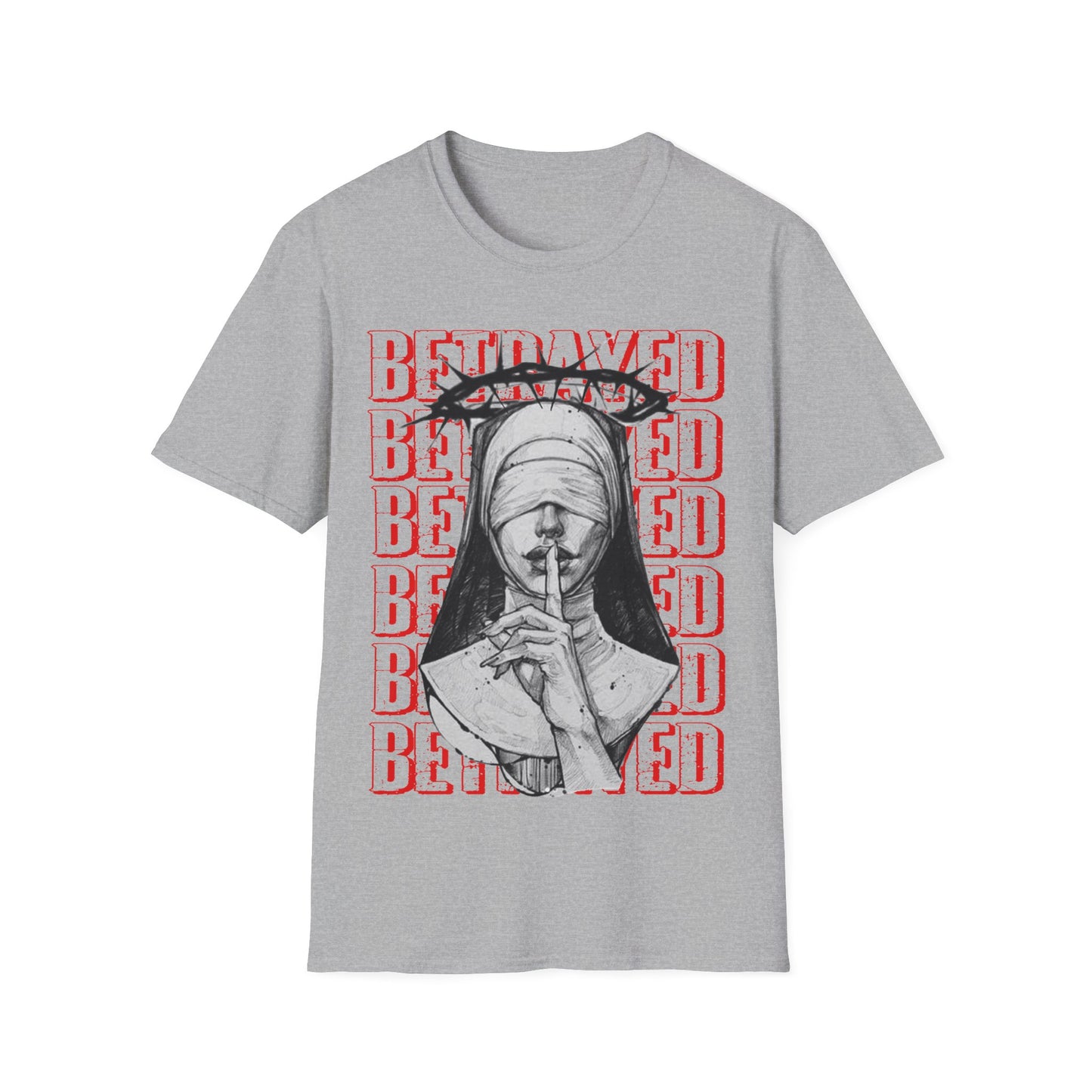 Whispers of Betrayal Dark Nun Graphic Unisex Tee