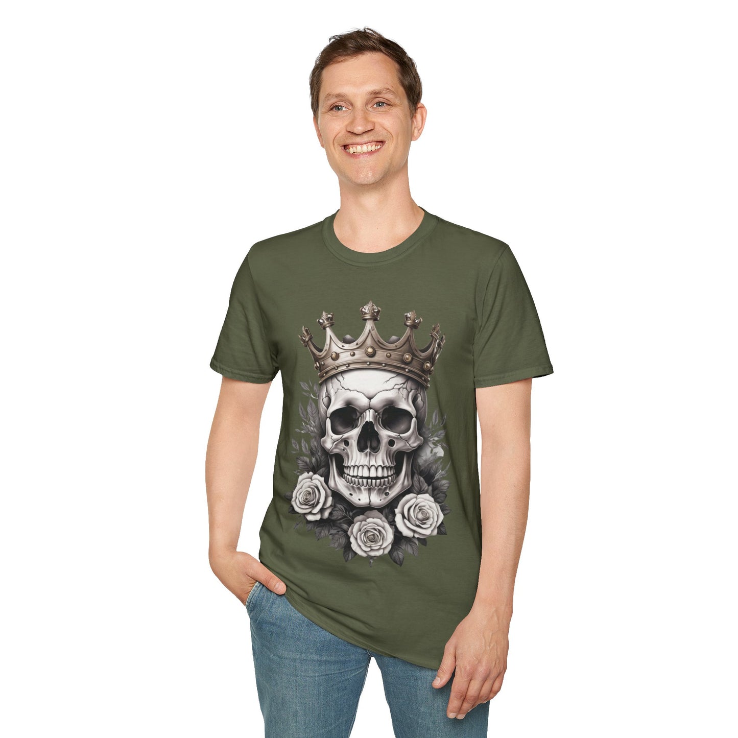 Royal Rebellion King Skull Unisex Tee