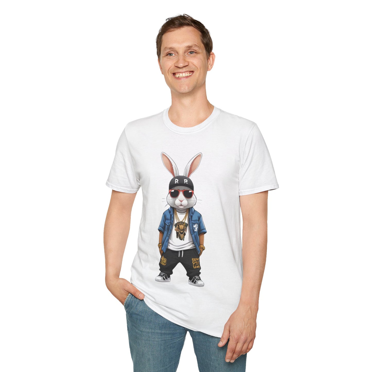 Cool Rabbit with Sunglasses Unisex Shirt