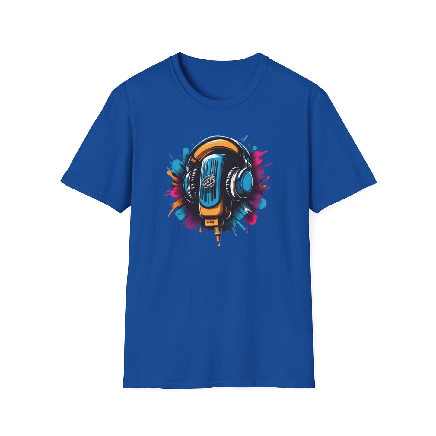 Mic & Headphones Graphic Unisex T-Shirt