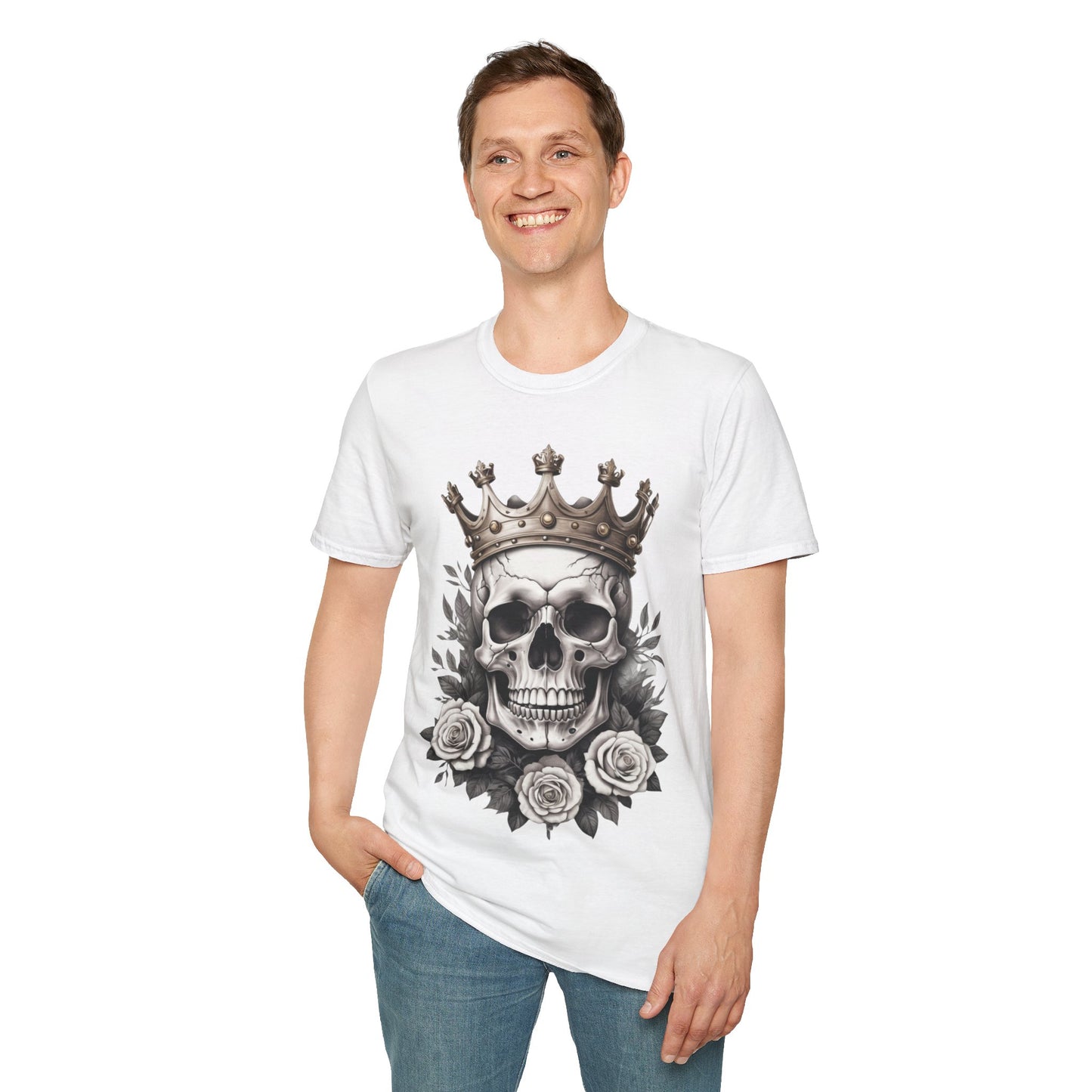 Royal Rebellion King Skull Unisex Tee