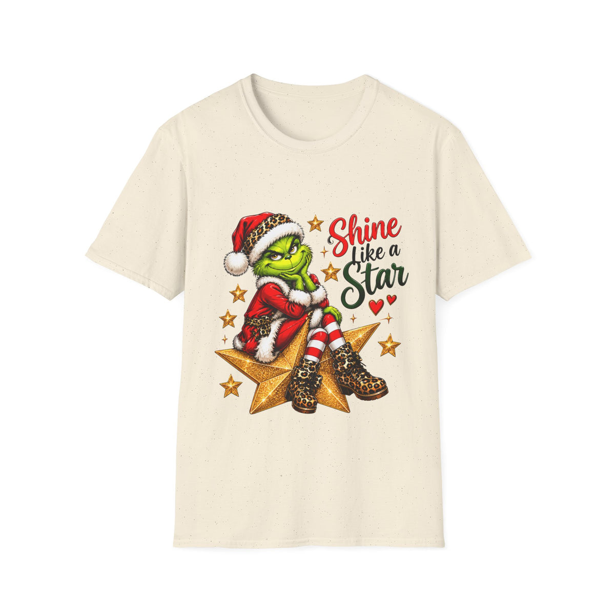 Shine Like a Star Grinch Christmas T-Shirt