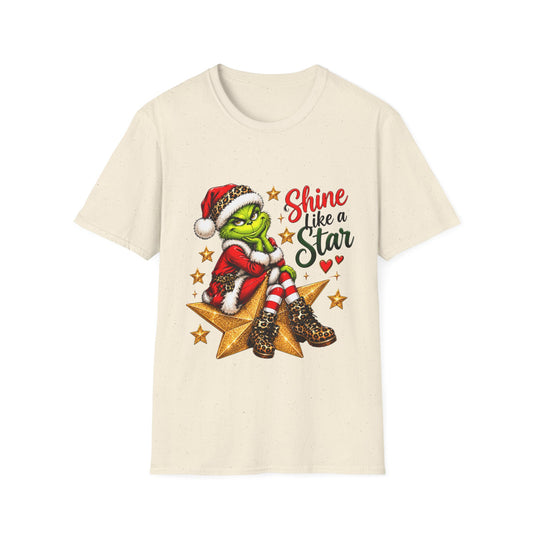 Shine Like a Star Grinch Christmas T-Shirt