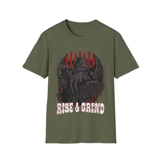 Rise & Grind Cthulhu Graphic T-Shirt