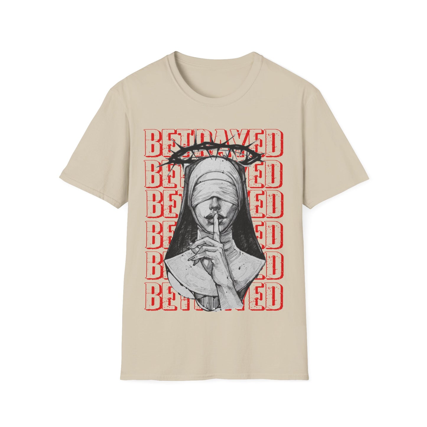 Whispers of Betrayal Dark Nun Graphic Unisex Tee