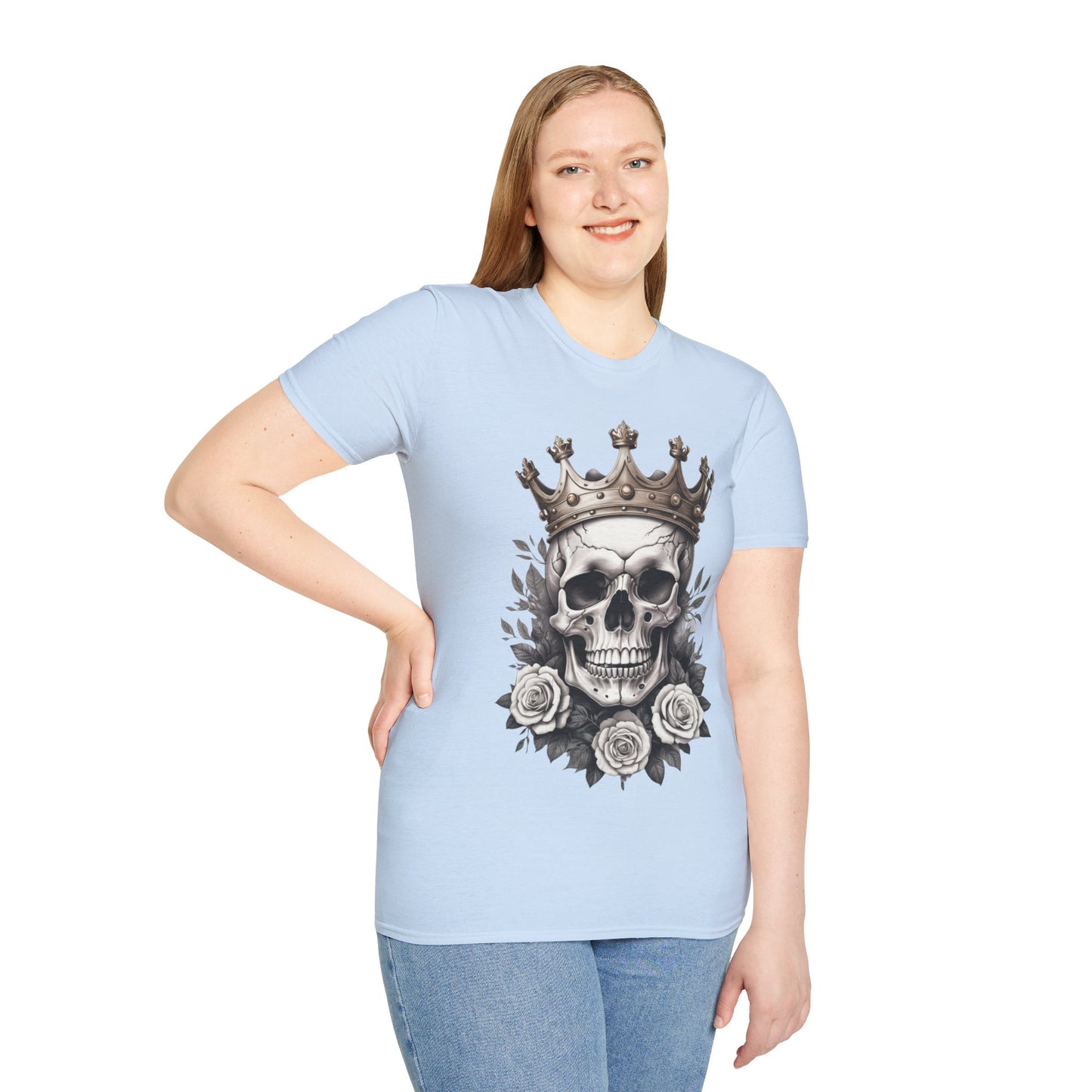 Royal Rebellion King Skull Unisex Tee