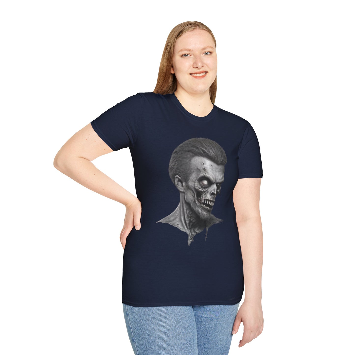 Creepy Undead Zombie Graphic Unisex Tee