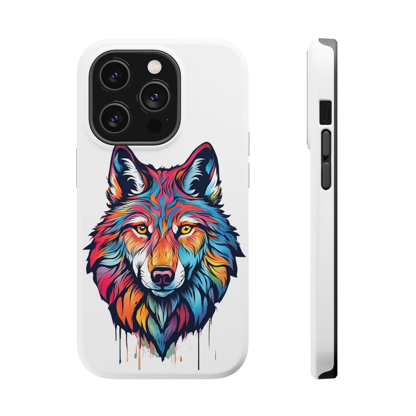 Wildly Colorful: Wolf Designs Phone Cases