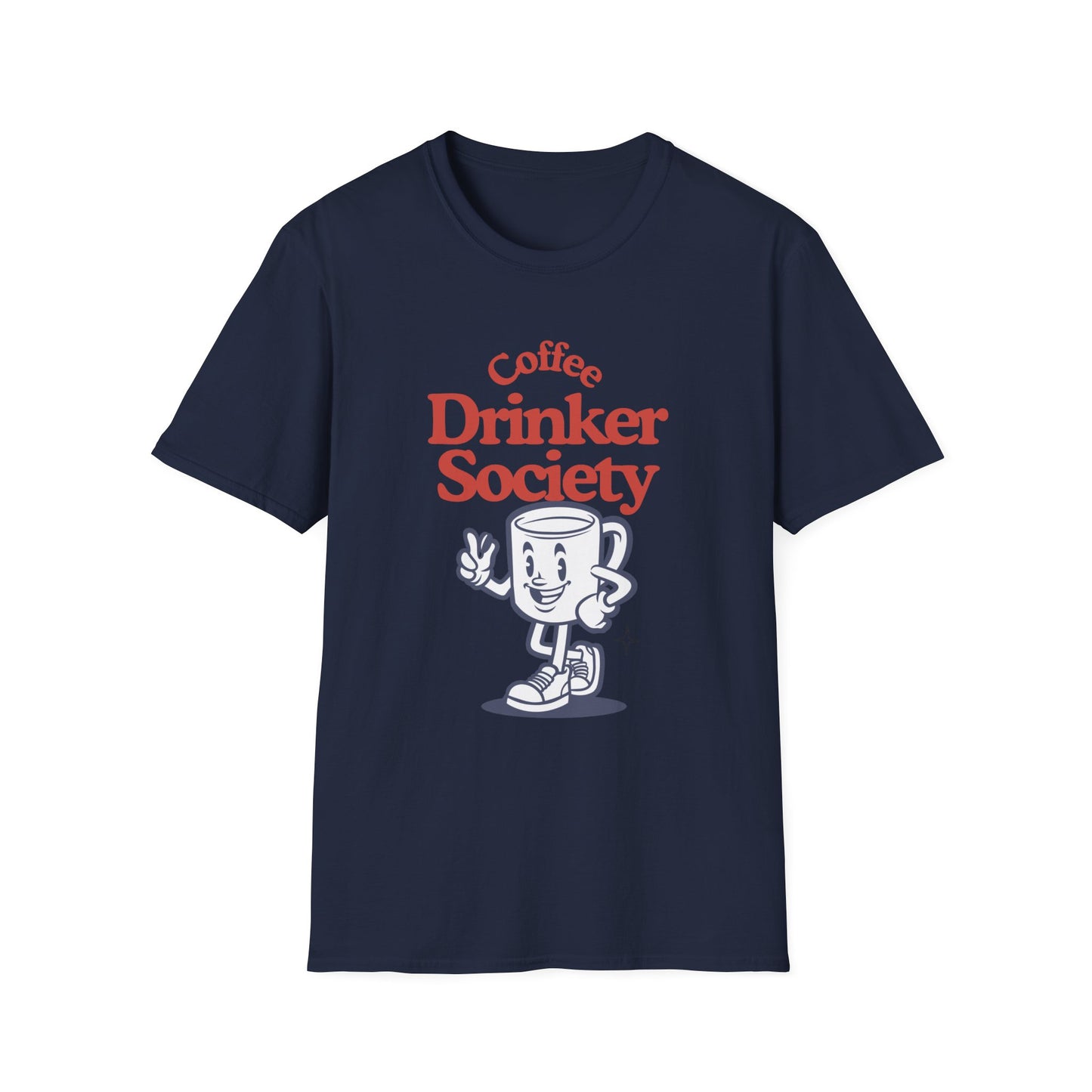 Coffee Drinker Society Unisex T-Shirt - Fun & Casual Coffee Lover Tee