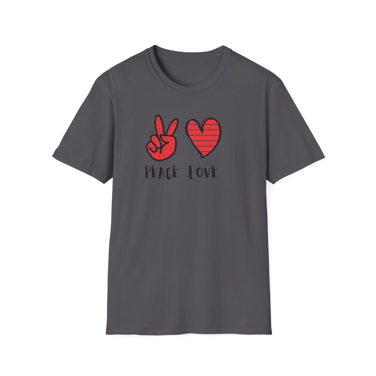 Peace and Love Graphic Unisex T-Shirt