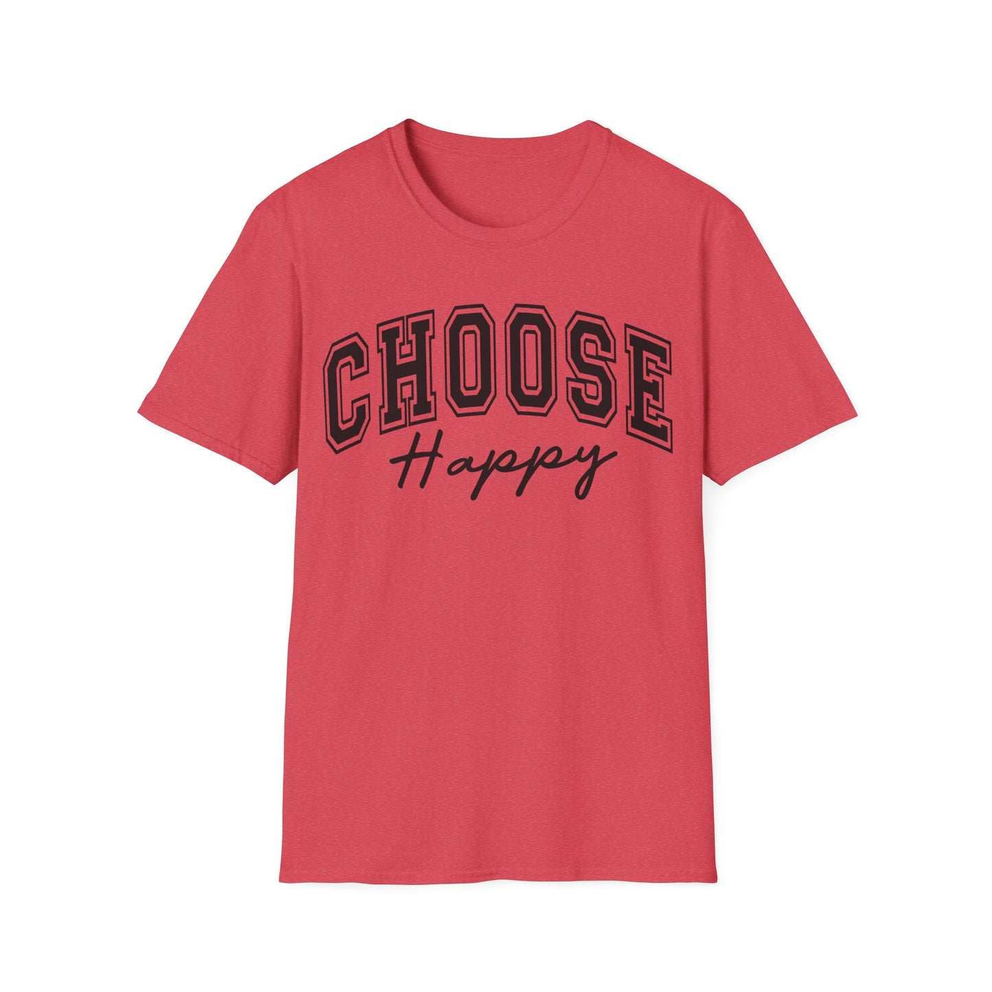 Choose Happy T-Shirt — Positive Message Graphic Tee