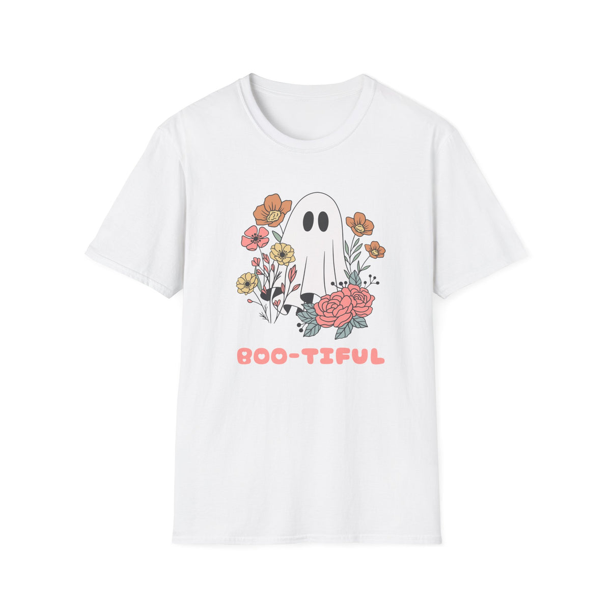 Boo-teful Ghost Floral T-Shirt