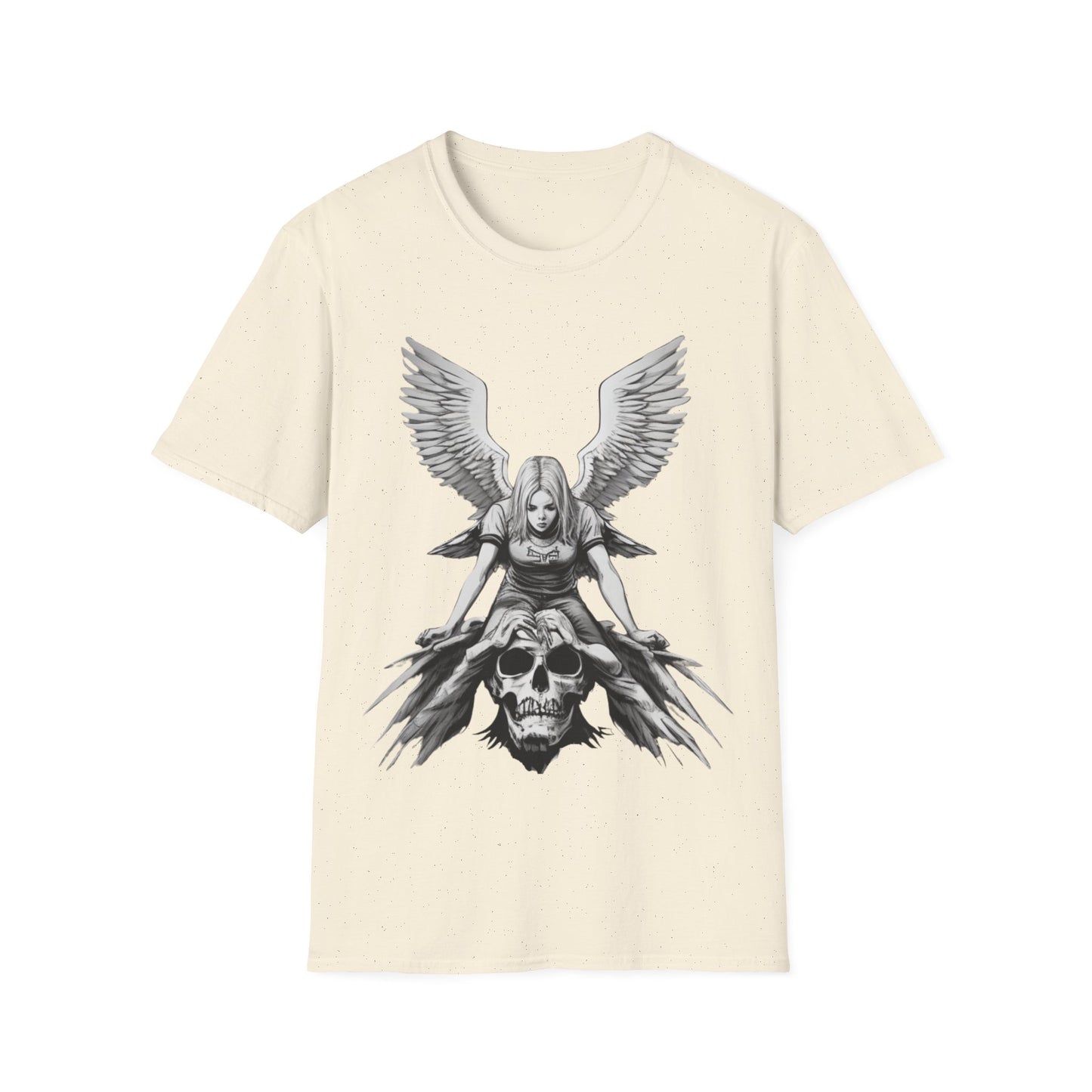 Angel & Demon Skull Graphic Unisex Tee
