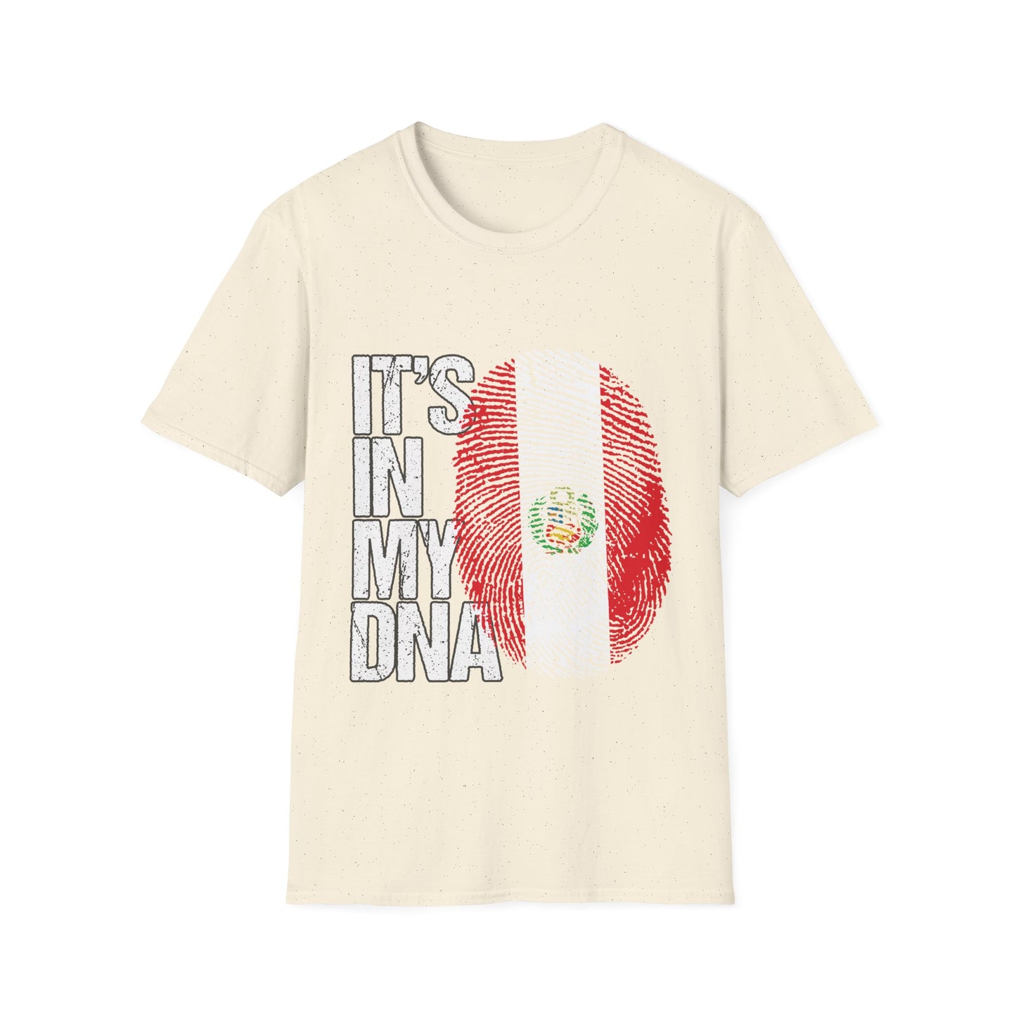 "It's In My DNA" Peru Flag Fingerprint Tee
