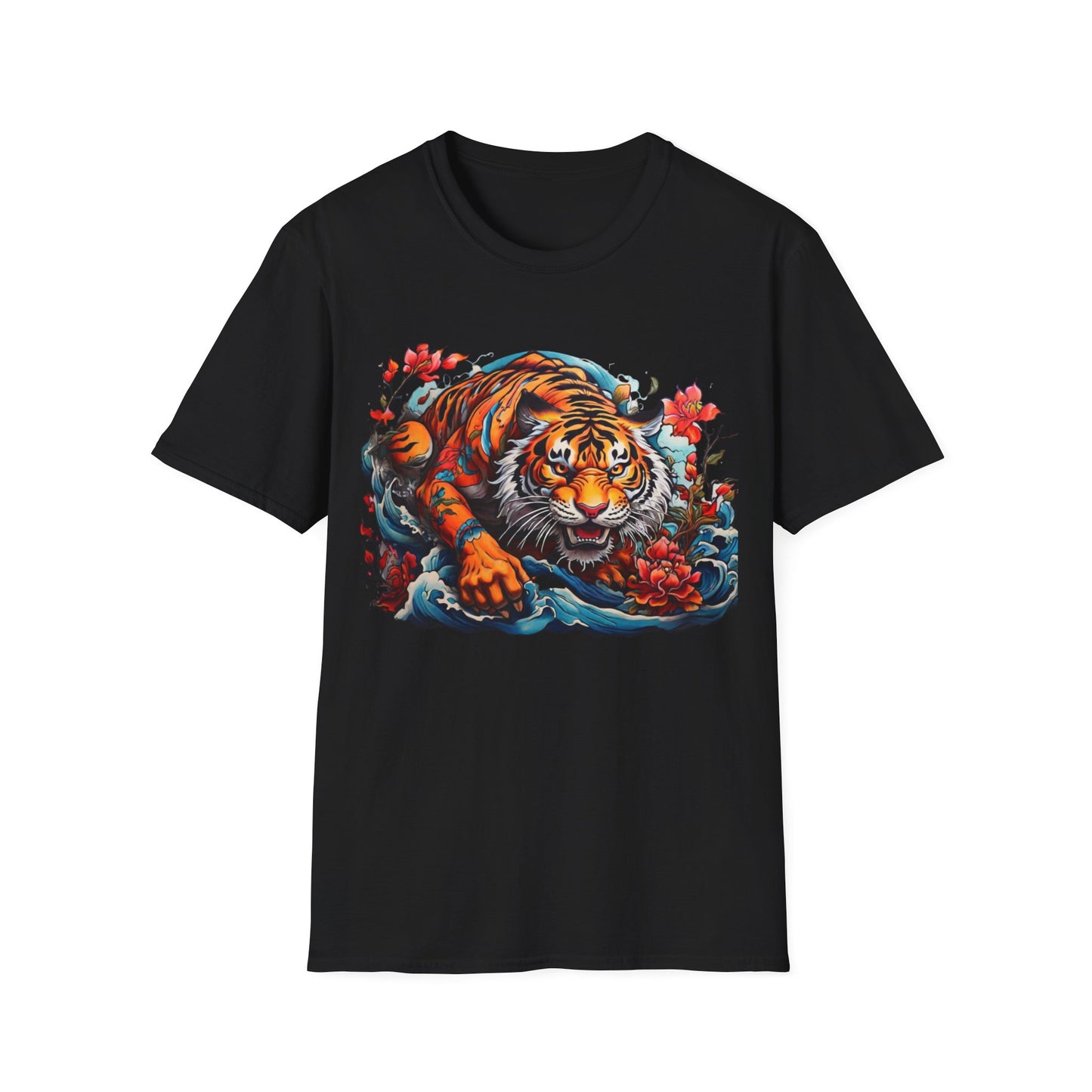 Tiger Crest T-Shirt — Fierce Vintage Tiger Graphic Tee