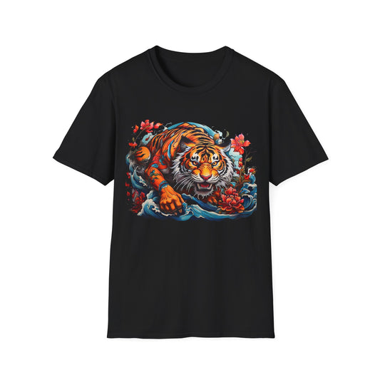 Tiger Crest T-Shirt — Fierce Vintage Tiger Graphic Tee