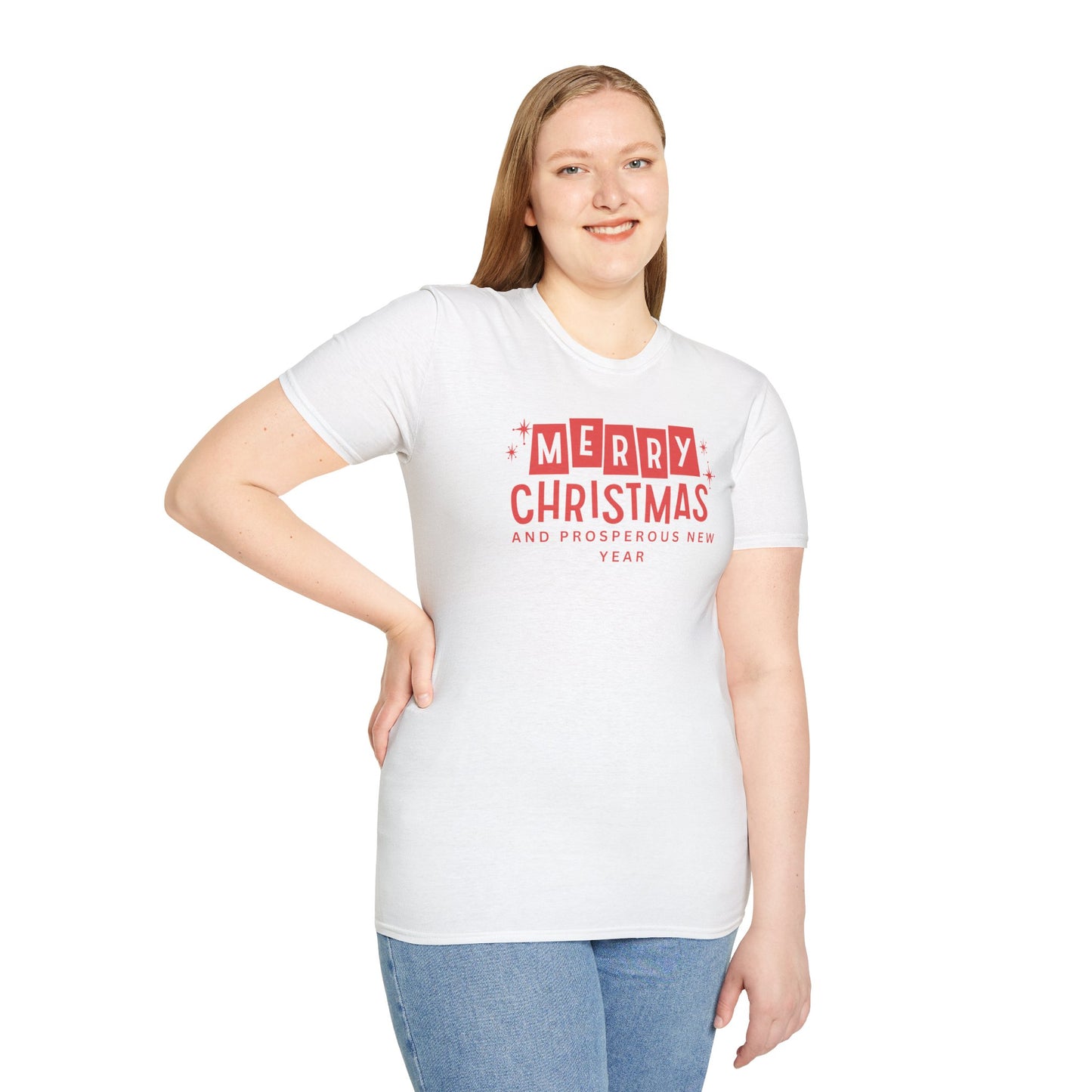 Merry Christmas & Prosperous New Year Unisex Tee