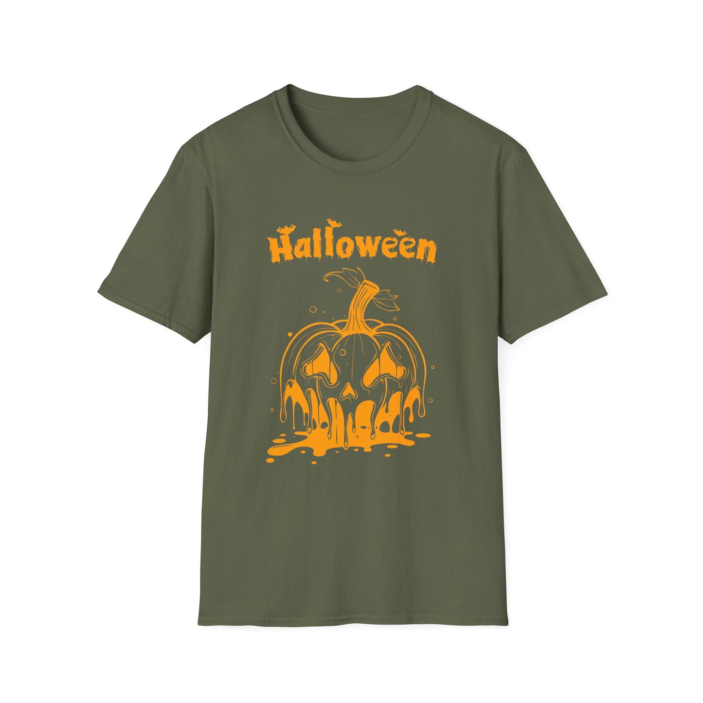 Halloween Dripping Pumpkin Unisex T-Shirt