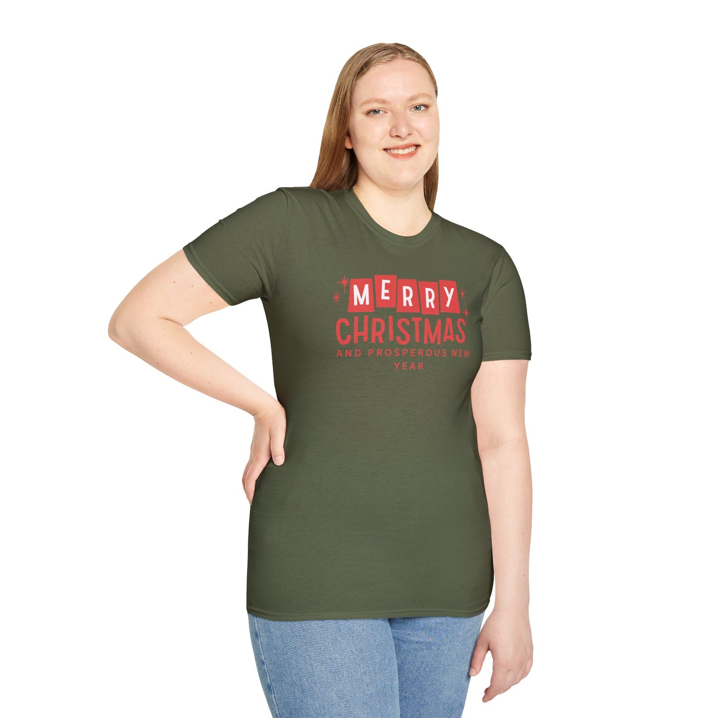 Merry Christmas & Prosperous New Year Unisex Tee