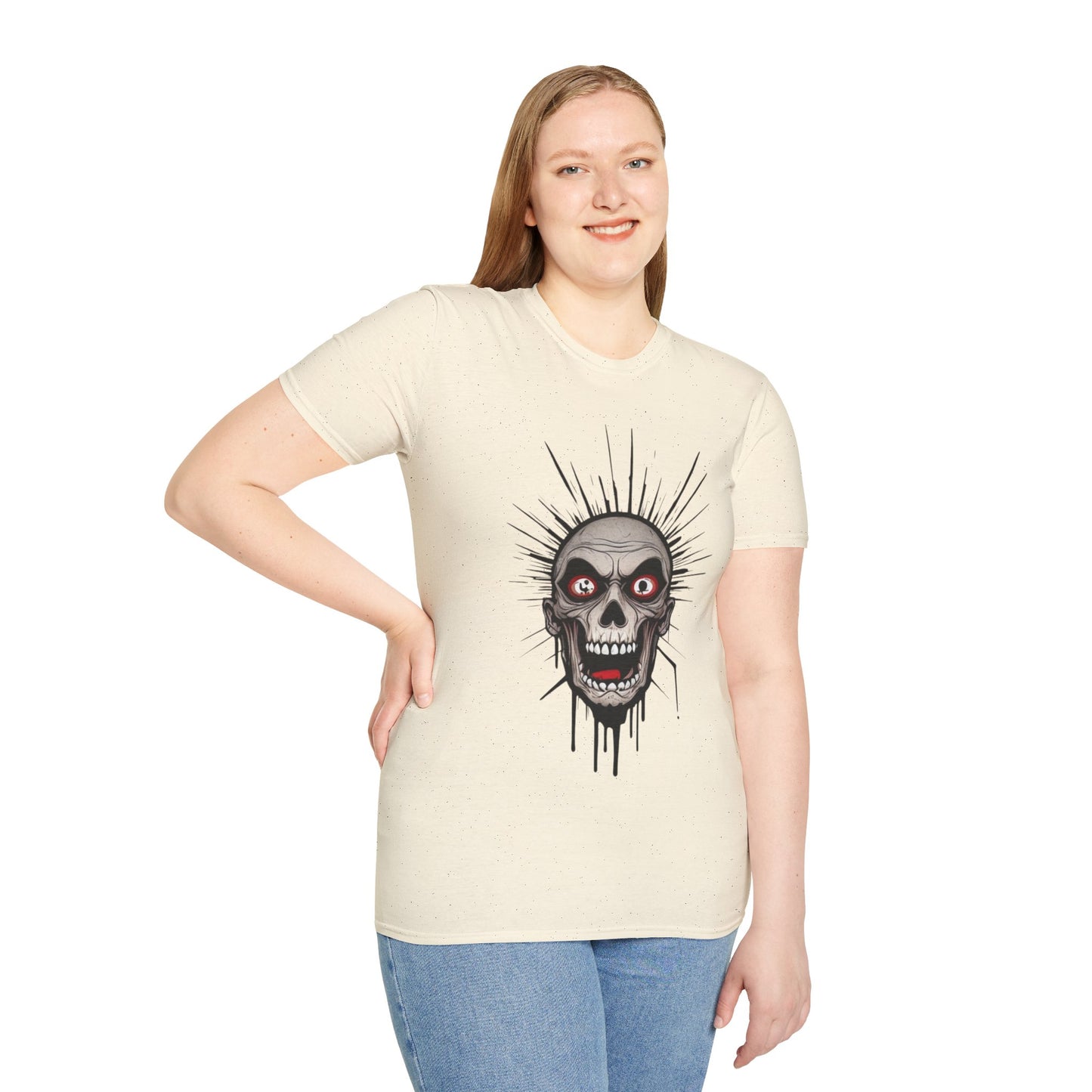 Screaming Skull Graphic Unisex Tee