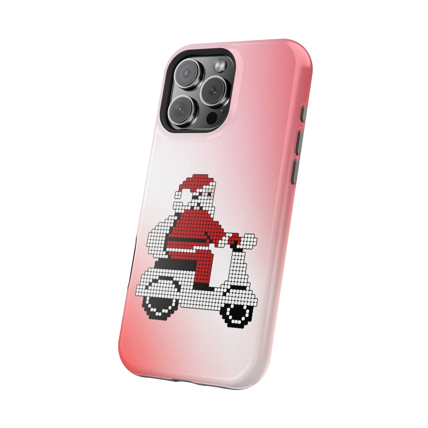 Sleighin' It: Santa's Motorcycle Journey Phone Case