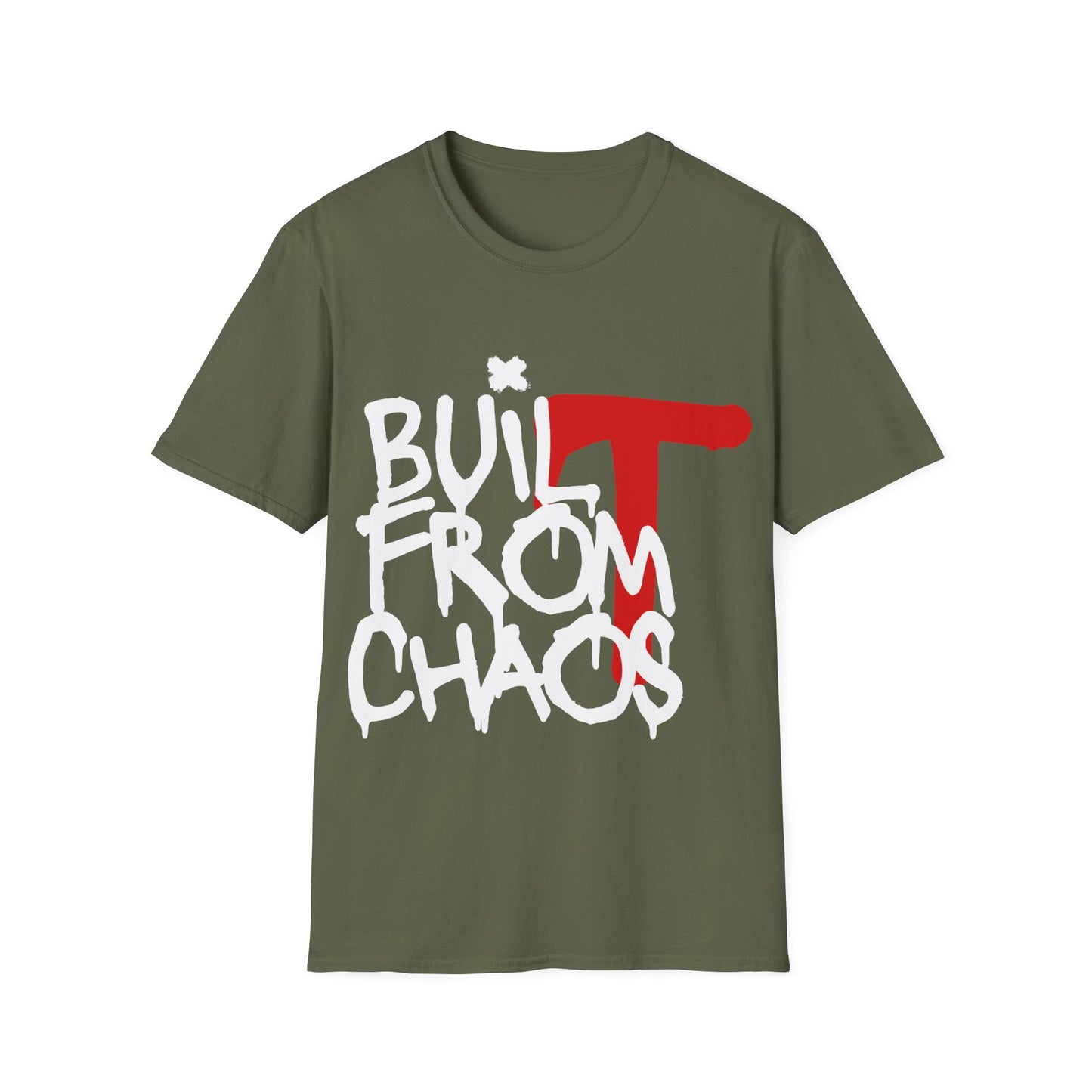 Build From Chaos T-Shirt — Street Graffiti Graphic Tee