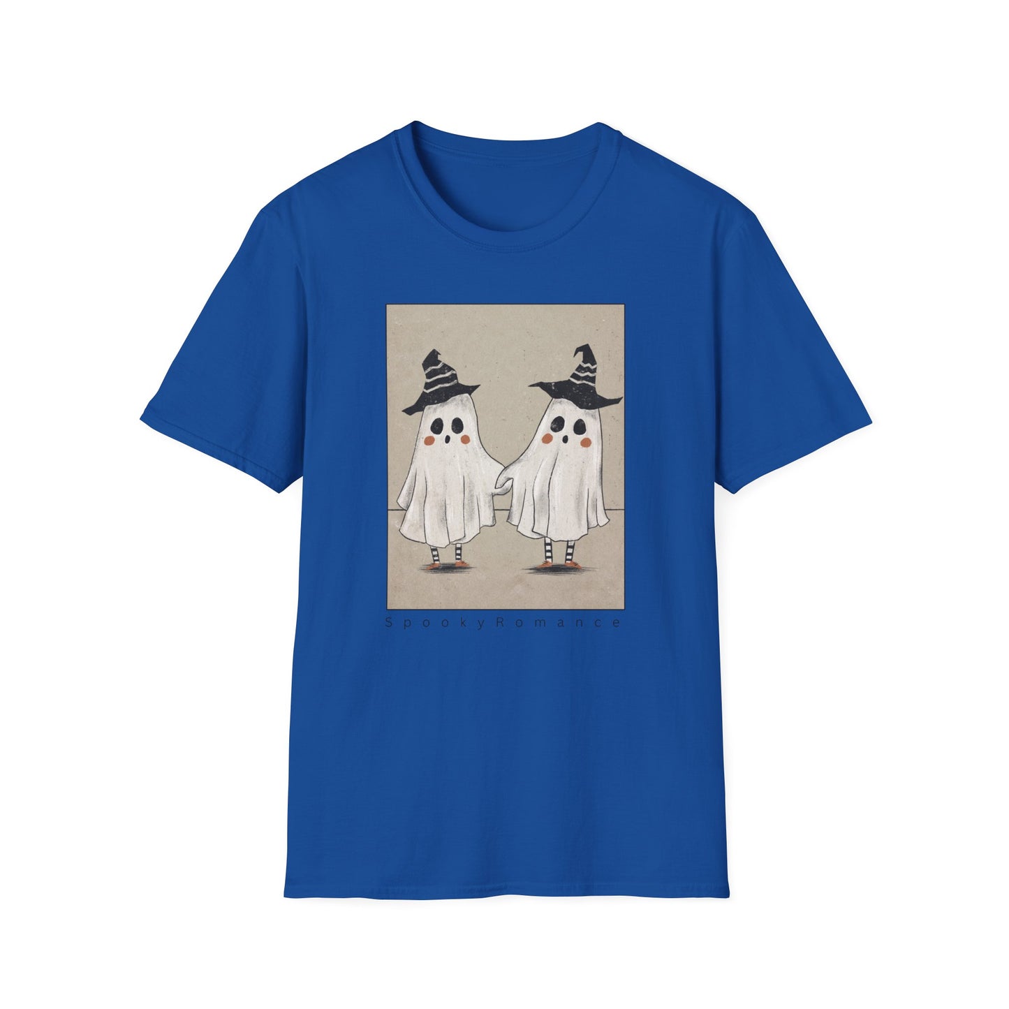 Spooky Romance Ghosts Together Unisex T-Shirt,