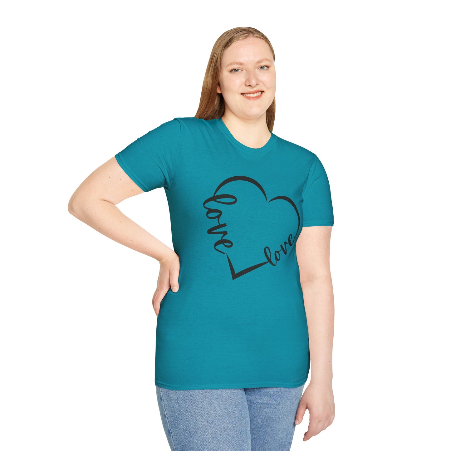 Love in Every Beat Heart Graphic Shirt