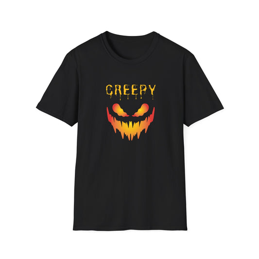Creepy Smile Halloween Unisex T-Shirt