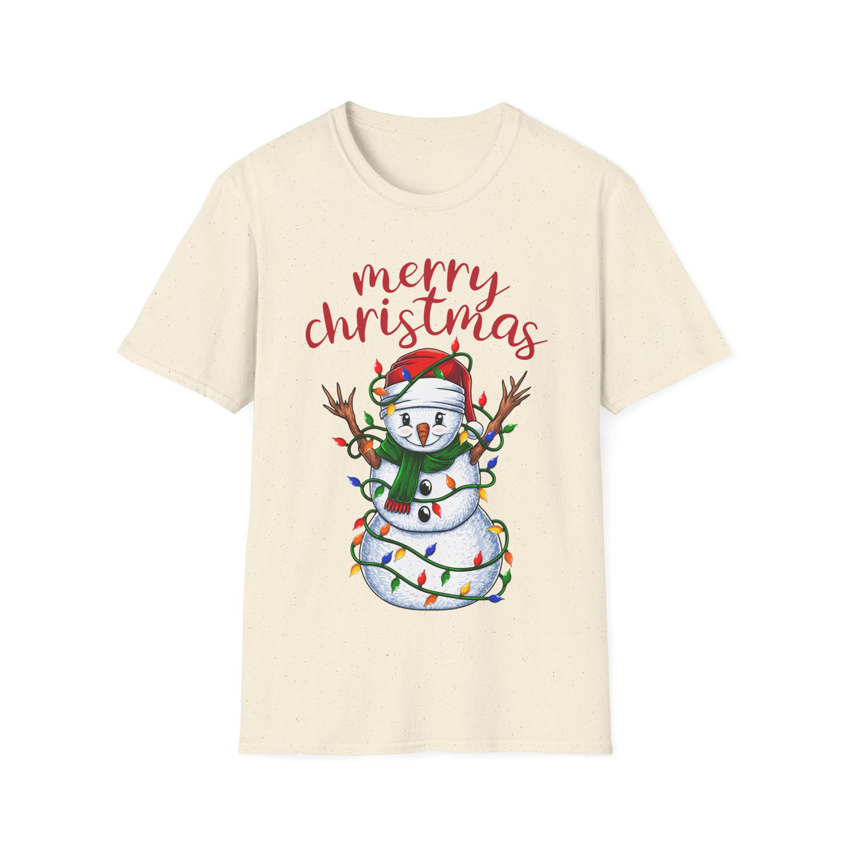Merry Christmas Snowman Tee