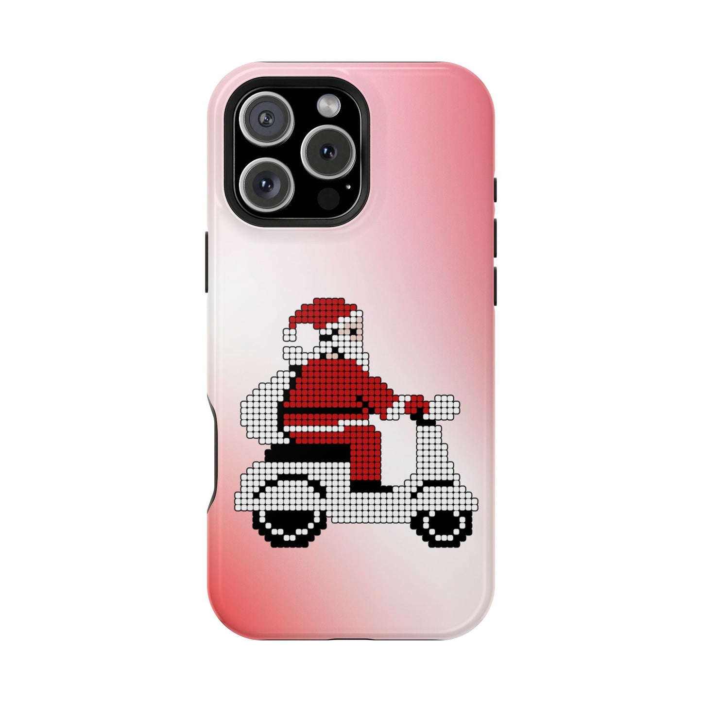 Sleighin' It: Santa's Motorcycle Journey Phone Case