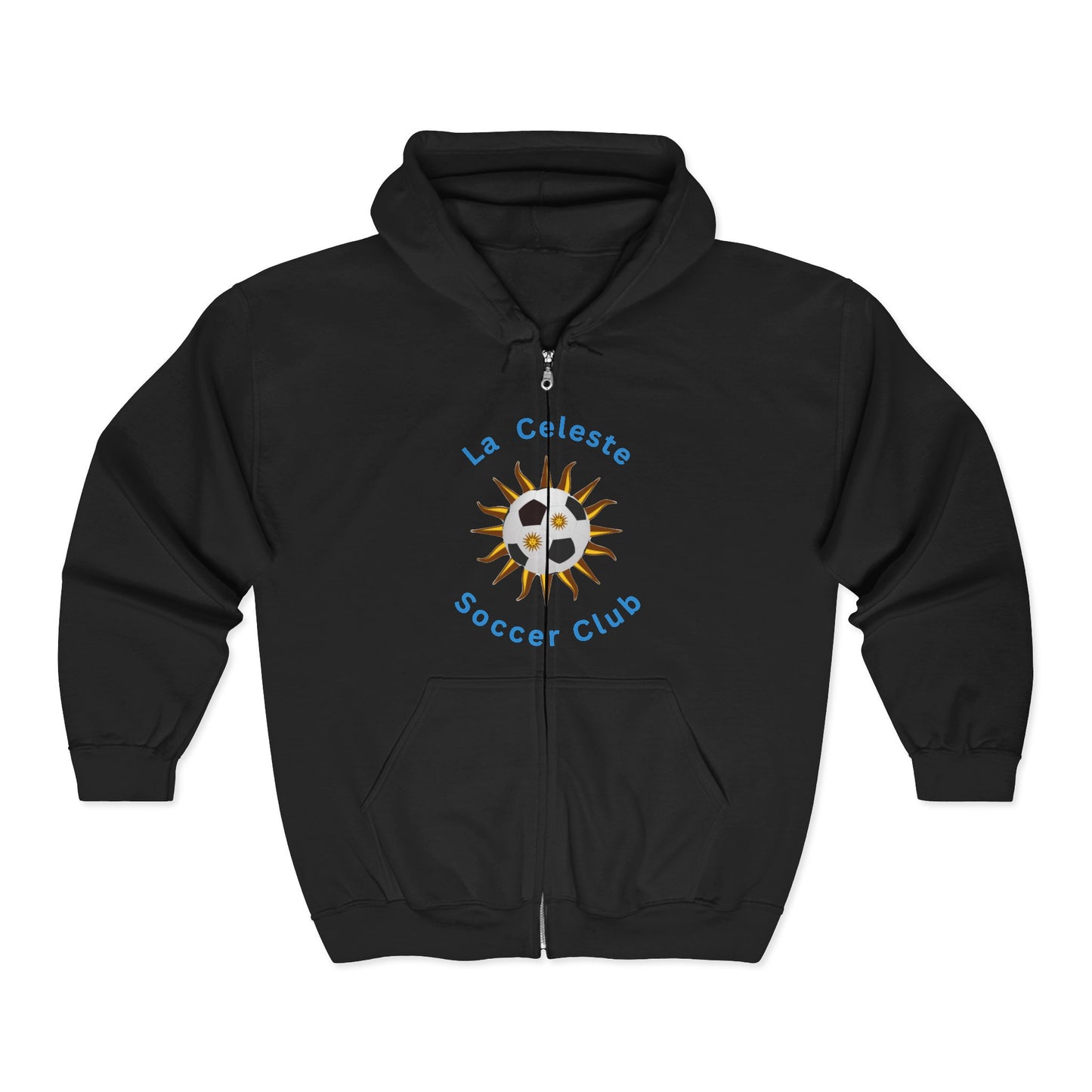 La Celeste S.C Unisex Heavy Blend™ Full Zip Hooded Sweatshirt