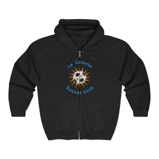 La Celeste S.C Unisex Heavy Blend™ Full Zip Hooded Sweatshirt