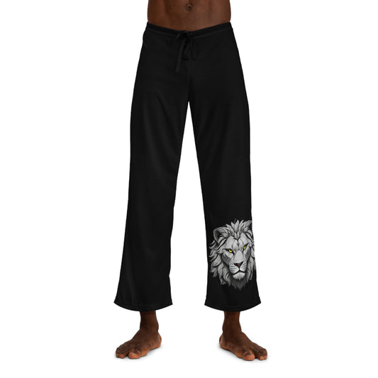 Stylish Lion Head Print Pajama Pants