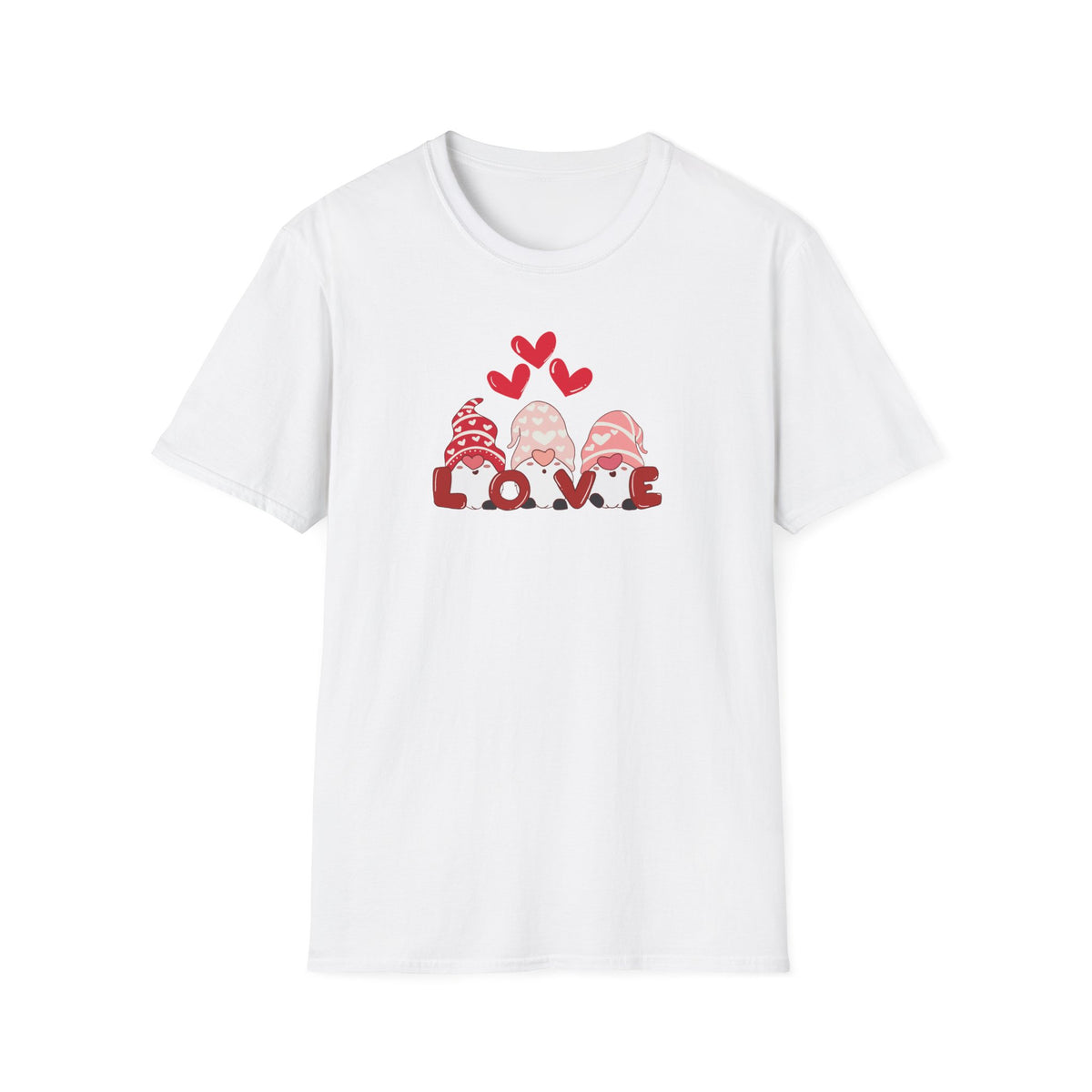 Love Gnome T-Shirt — Valentine’s Day Heart Gnomes Tee