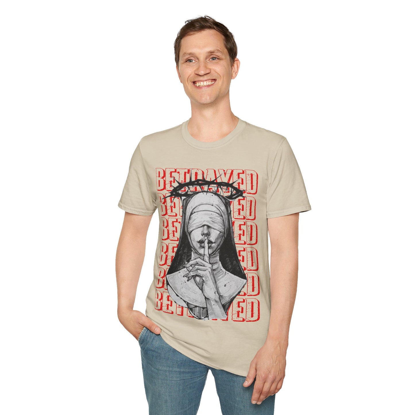 Whispers of Betrayal Dark Nun Graphic Unisex Tee