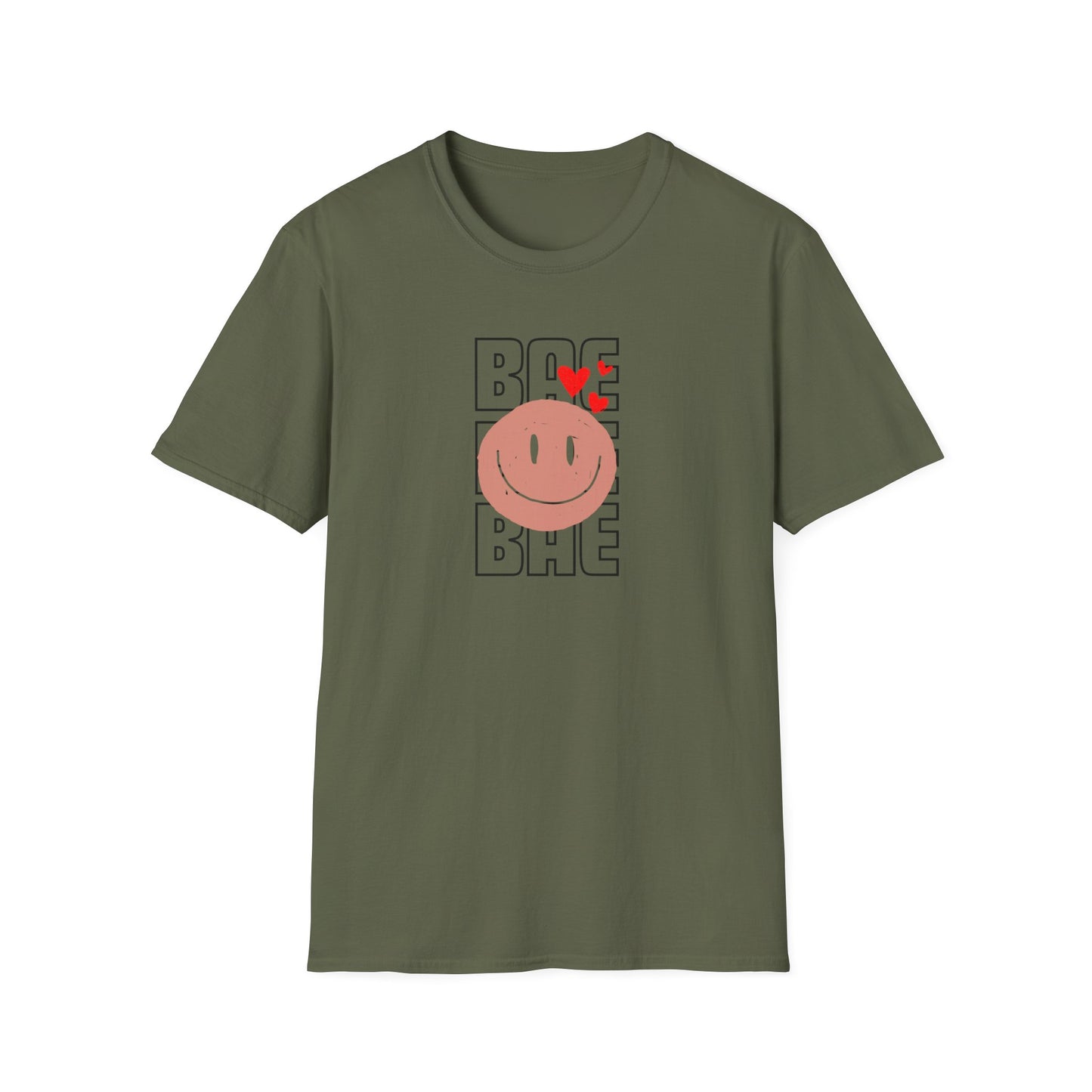 BAE Vibes Happy Face Graphic T-Shirt