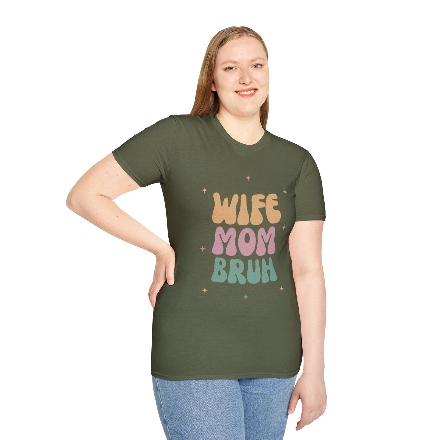 Wife Mom Bruh T-Shirt