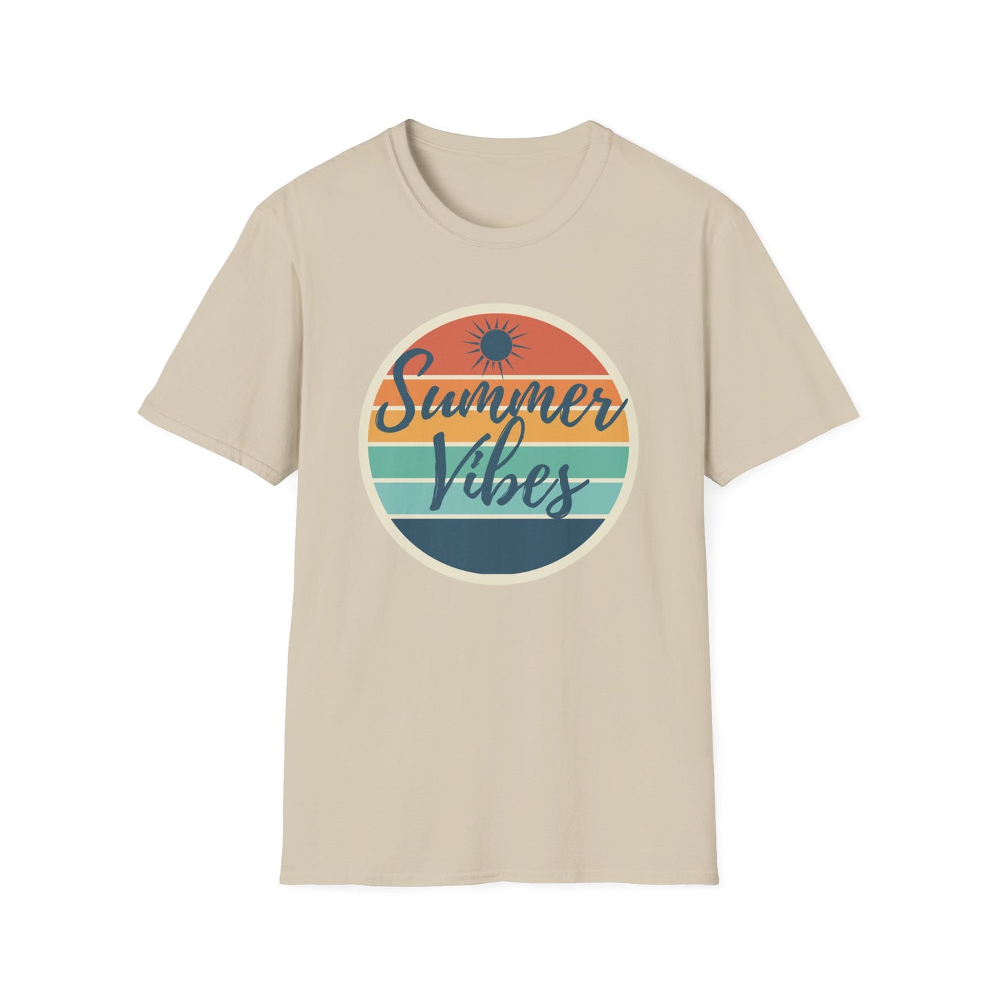 Summer Vibes Sunset Graphic Unisex Tee