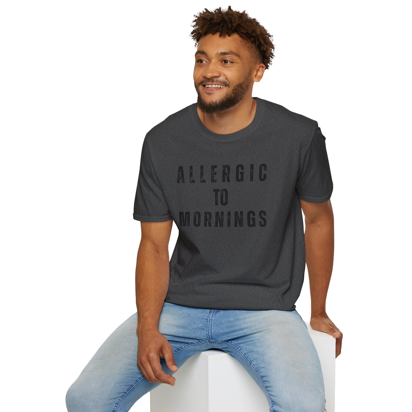 Allergic to Mornings Unisex Tee